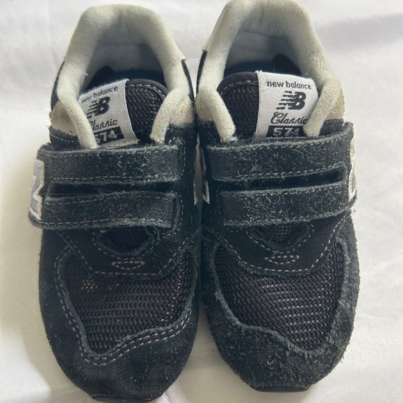 New Balance Other - New Balance Kids Sneakers IV574GK Black Hook/Loop Size 8